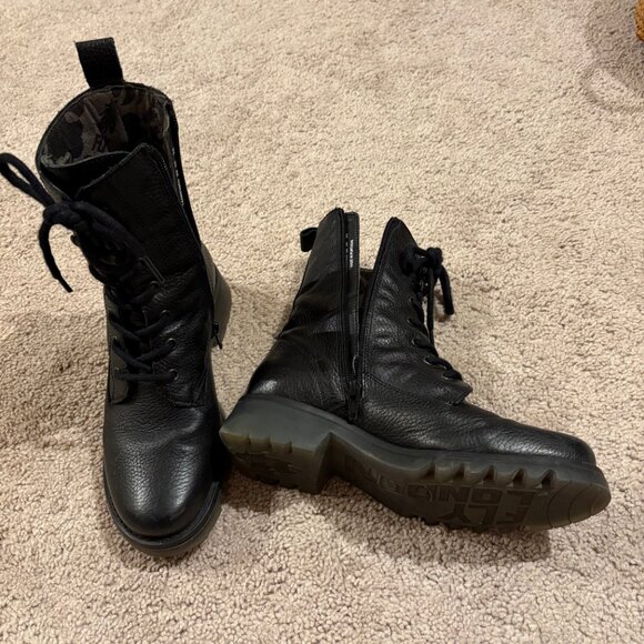 Fly London Black Boots EUC Size 36/6 - Picture 3 of 5